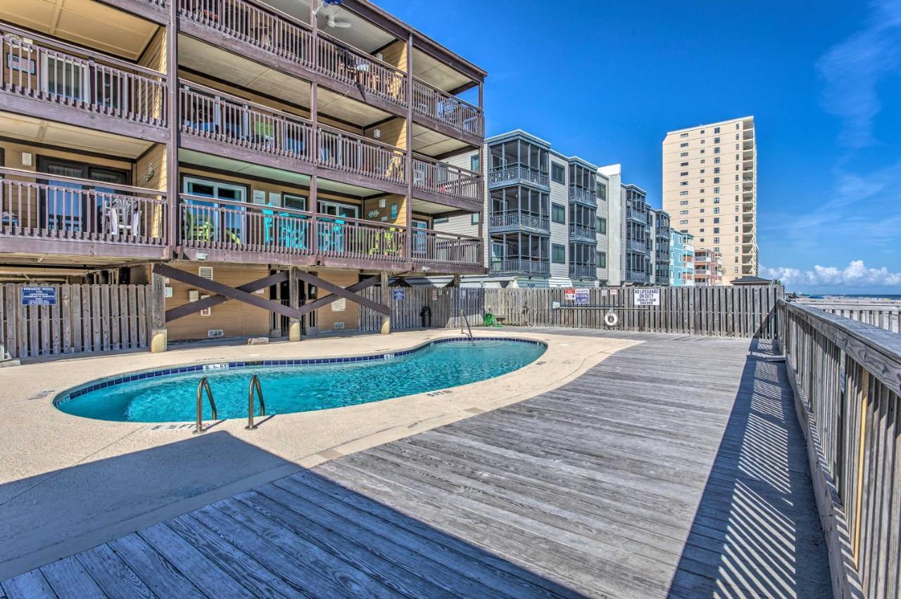Beach Lovers Haven Oceanfront Condo With Pool! Myrtle Beach Exterior foto
